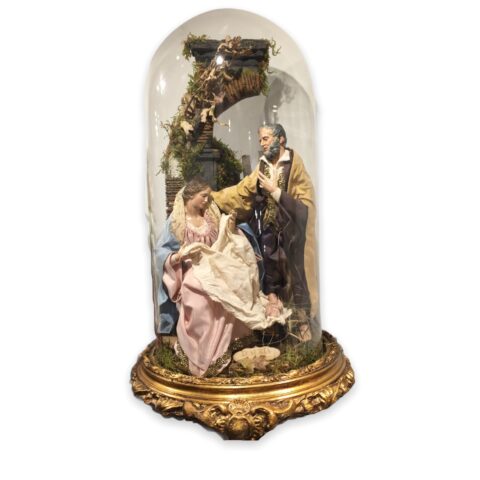 Natività 25 cm in campana