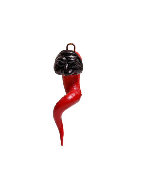 Corno con Maschera di Pulcinella