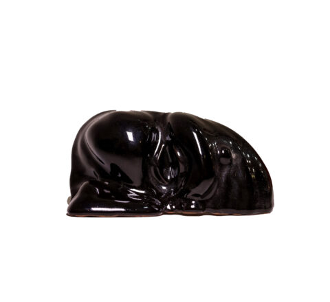 Mezza maschera di Pulcinella Nera