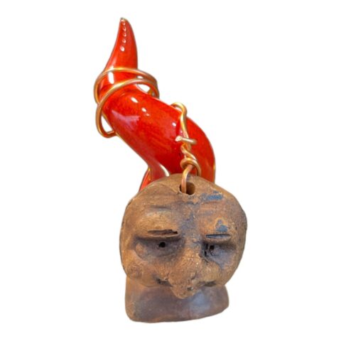 Corno poggio con maschera piccolo